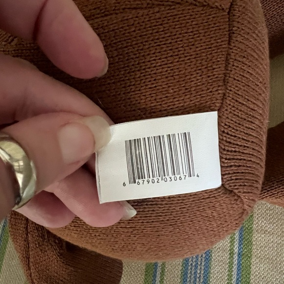 Spark Create Imagine 14” Knit Soft Plush Brown Sloth Stuffed Animal Toy - Picture 6 of 8